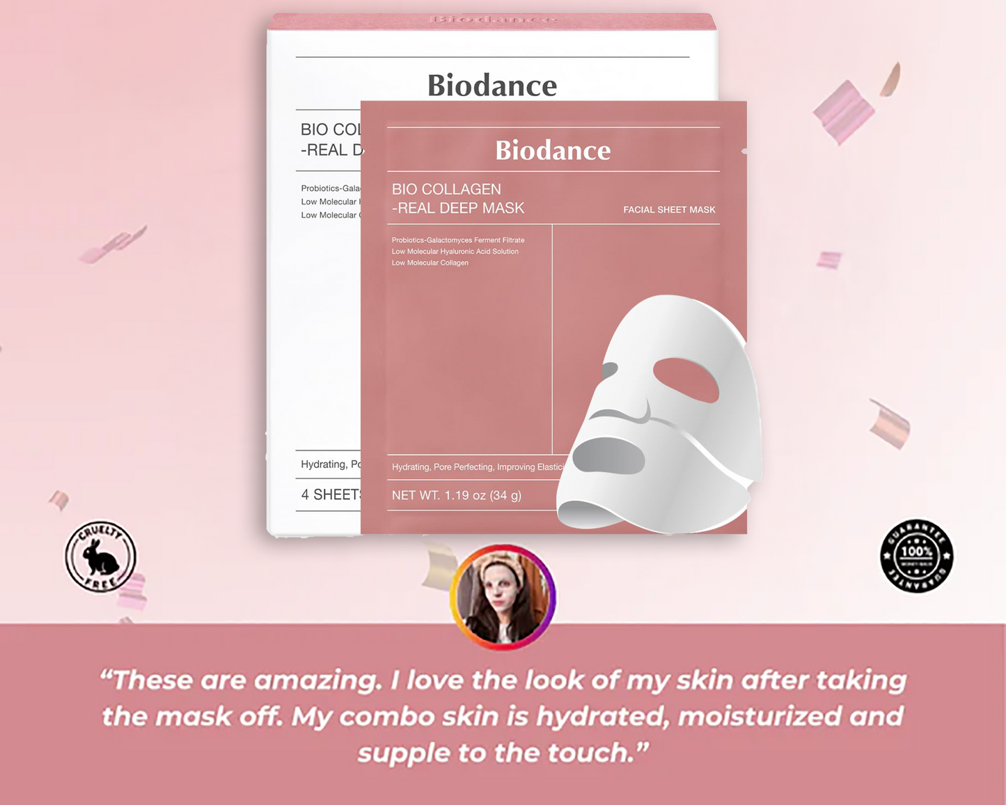Glow-Up Bio-D Collagen Mask