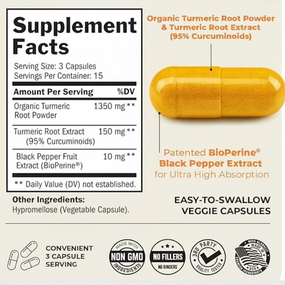 GoldenRoot - Pure Turmeric Joint Support