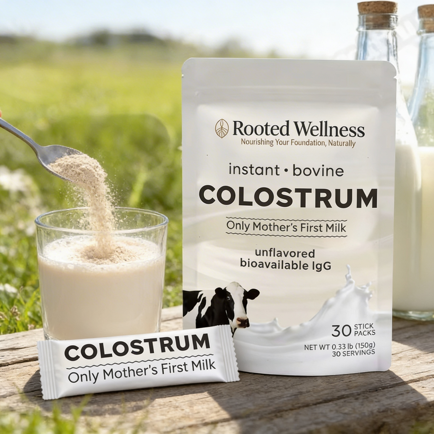 Rooted Wellness Bovine Colostrum Powder